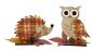 Preview: herbstdeko-holzfiguren-eule-igel
