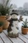 Preview: Riesengroße Schneemann Figur für drinnen und draußen:  ca 50cm hoch