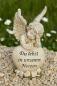 Preview: Grabengel mit Herz „Du lebst in unserem Herzen“ – wetterfest