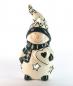 Mobile Preview: Niedliche Schneemann Figur mit Platz für Teelichter ca. 18 hoch