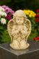Preview: Wetterfester Grabengel aus Polyresin – ca. 24 cm hoch, 16 cm breit – betender Engel als Grabschmuck und Dekoration für draußen