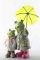 Mobile Preview:  Großer Mama Frosch mit der kleinen Frieda Deko Figur