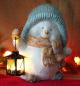 Preview: Großer Schneemann Markus mit Teelicht Laterne 32cm Figur Weihnachten Winter Deko NEU