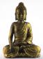 Mobile Preview: Großer Thai Buddha Budda messing farben Figur Statue Feng Shui 38 cm sitzend