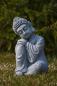 Preview: Budda Stein Optik müde Thai Buddha Garten Figur Statue