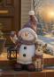 Preview: Johannes der Schneemann & Rentier Max | Winterdeko mit Laterne