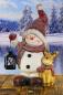 Preview: Johannes der Schneemann & Rentier Max | Winterdeko mit Laterne
