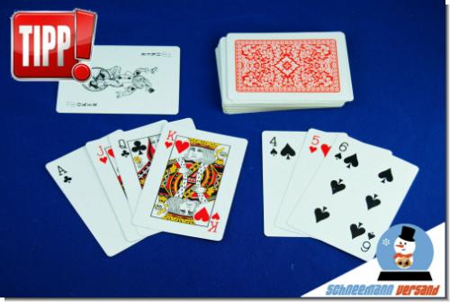 Jumbo Kartenspiel Riesen Spielkarten 54 Stück für Kinder Rentner Senioren Bridge