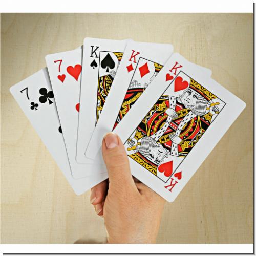 Jumbo Kartenspiel Riesen Spielkarten 54 Stück für Kinder Rentner Senioren Bridge