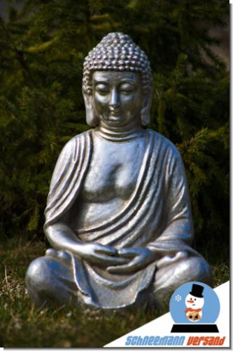 sehr große wunderschöne detailreiche  Buddha Skulptur im Lotus-Sitz