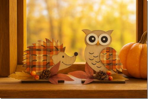 herbstdeko-holzfiguren-eule-igel