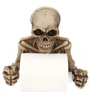 Totenkopf  Toilettenpapierhalter  Skelett Schädel